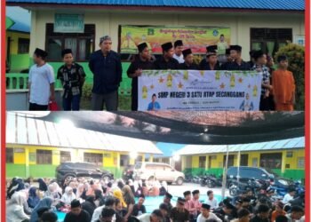 SMPN 3 Satu Atap Secanggang Berbagi Takjil dan Gelar Buka Puasa Bersama
