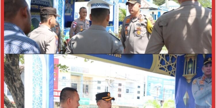 Kapolres Pidie Cek Kesiapan Pos Pelayanan Operasi Ketupat Seulawah 2026