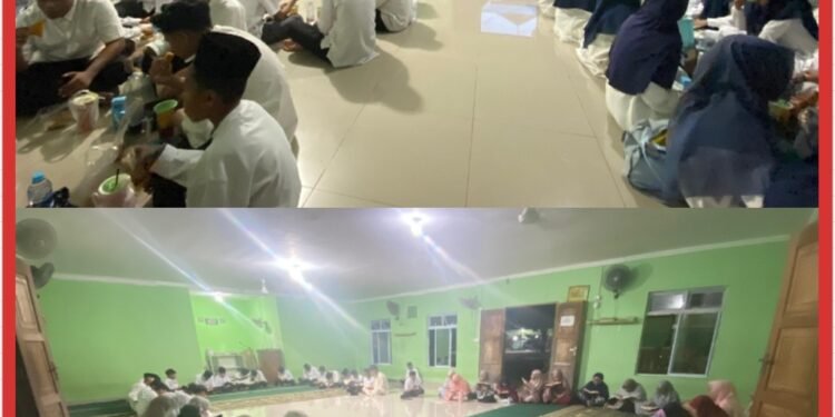 Mabit Ramadan MTs Aqidatunnajin: Siswa Kelas IX Rasakan Malam Kebersamaan dan 6 Kali Khatam Al-Qur’an
