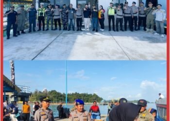 Polres Lingga Tingkatkan Pengamanan Transportasi Laut Melalui Pos Pelayanan Jagoh