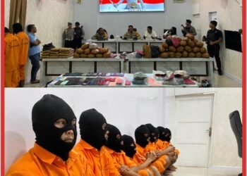 Polres Madina Rilis 11 Kasus Narkotika Selama Februari 2026, 15 Tersangka Diamankan