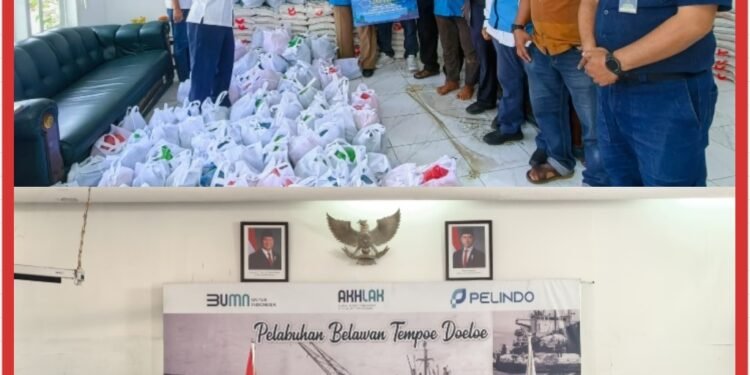 Pelindo Regional 1 Bagikan Takjil Gratis kepada Masyarakat di Sekitar Pelabuhan