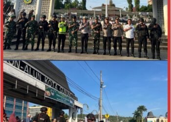 Operasi Ketupat Toba 2026, Brimob Sumut Amankan Sholat Idul Fitri di Kota Sibolga dengan Humanis dan Profesional