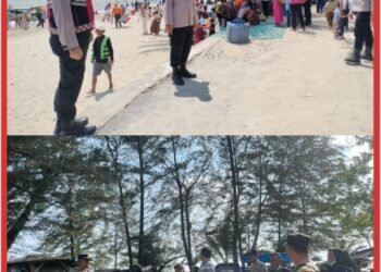 Amankan Libur Lebaran 2026, Polres Tapteng Terjunkan 77 Personel di Berbagai Objek Wisata 