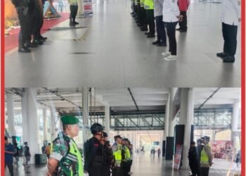 Sterilisasi dan Pengamanan Ketat Bandara Kualanamu, Gegana Brimob Sumut Siaga Penuh di Ops Ketupat Toba 2026