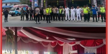 Brimob Sumut Siaga di Parapat, Pastikan Wisatawan Aman Saat Ops Ketupat Toba 2026