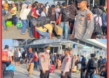Polres Pelabuhan Belawan Amankan Kedatangan Kapal Kelud, Antisipasi Arus Mudik Lebaran