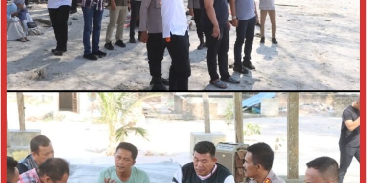 Kapolres Batubara Pimpin Monitoring Langsung Pantai Sujono Jelang Lebaran, Fokus Keamanan dan Keselamatan Wisatawan