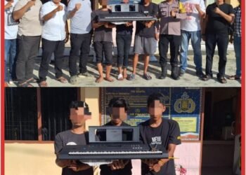 Kurang dari 24 Jam, Polsek Bangun Bekuk Tiga Pelaku Bobol Rumah Polwan