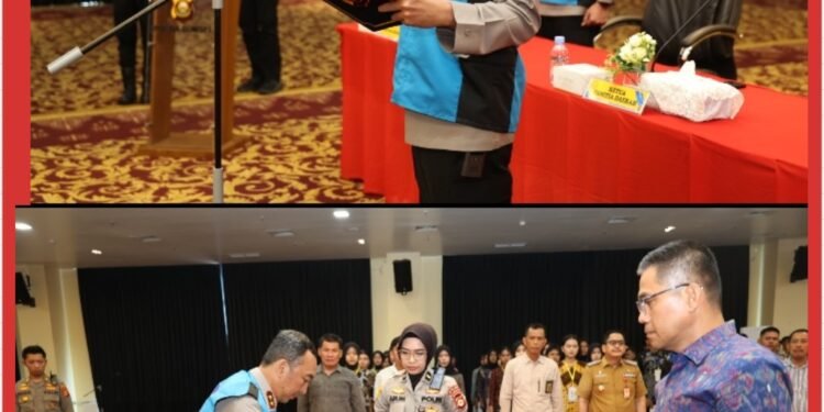 Kapolda Sumsel Irjen Pol Sandi Nugroho Pimpin Sumpah Panitia dan Peserta Rekrutmen Polri 2026