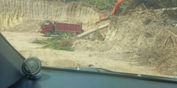 Diduga Galian C Ilegal Beroperasi di Paloh Gadeng, Aparat Diminta Jangan Diam dan Tutup Mata.