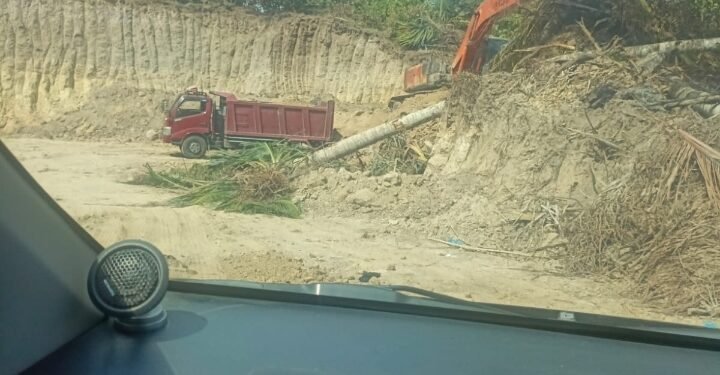 Diduga Galian C Ilegal Beroperasi di Paloh Gadeng, Aparat Diminta Jangan Diam dan Tutup Mata.