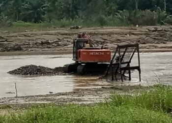Diduga Aktivitas Galian C Pasir di Gereudong Pasee Ancam Sungai dan Lingkungan.
