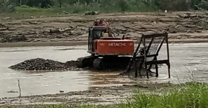 Diduga Aktivitas Galian C Pasir di Gereudong Pasee Ancam Sungai dan Lingkungan.