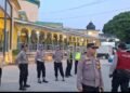 Usai Sholat Subuh, Polres Langkat Sisir Titik Rawan Cegah Gangguan Kamtibmas
