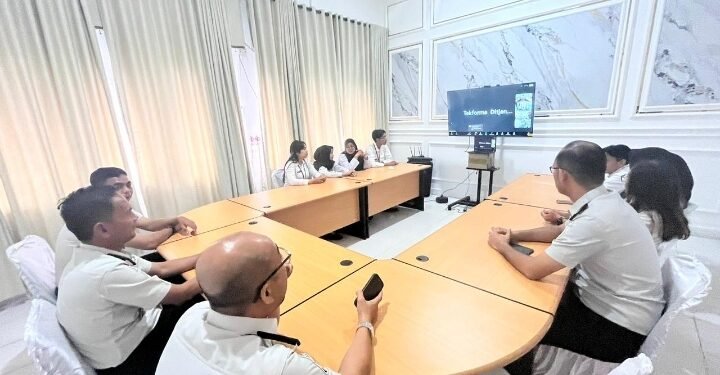 Bangun Kolaborasi untuk Pembinaan, Lapas Pekanbaru Ikuti Sosialisasi Strategis dari Ditjenpas Secara Virtual