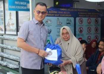 Semangat Berbagi di Bulan Ramadhan, Lapas Pekanbaru Gelar Bakti Sosial