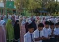 SMP Negeri 1 Secanggang Laksanakan Sholat Duha, Program Rutin Selama Bulan Suci Ramadhan 