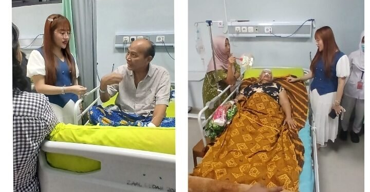 Dokter Wulan Purnamasari Sebagai Wakil Ketua DPRD Kabupaten Empat Lawang Jenguk Pasien, Tunjukkan Kepedulian Ganda