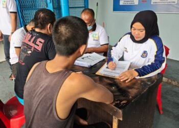 Deteksi Dini dan Cegah Penyakit Menular, Lapas Pekanbaru Lakukan Skrining Kesehatan Warga Binaan Baru