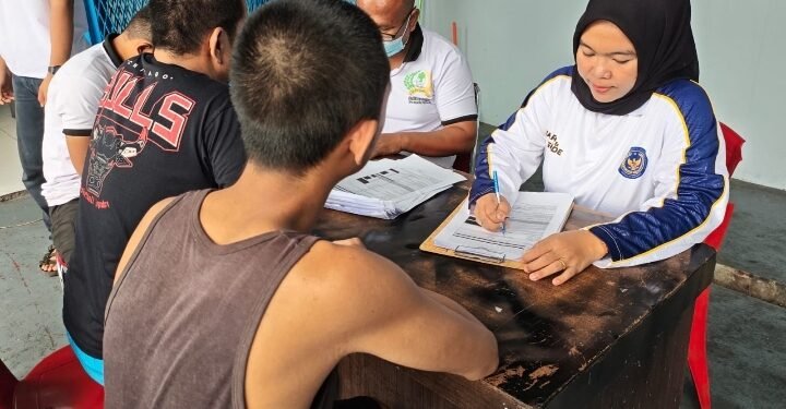 Deteksi Dini dan Cegah Penyakit Menular, Lapas Pekanbaru Lakukan Skrining Kesehatan Warga Binaan Baru