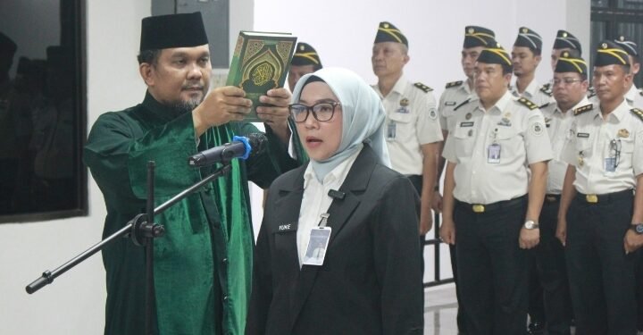 Pelantikan Pejabat Fungsional Kesehatan, dr. Yani Siap Tingkatkan Layanan Kesehatan di Lapas Pekanbaru