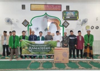 Safari Ramadhan Institut Jama’iyah Mahmudiyah Langkat Bersama JUSEHAT dan Mahasiswa KKN di Desa Suka Maju Tanjung Pura