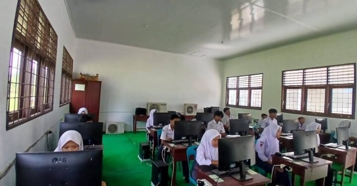 SMP Swasta Nusa Indah Melaksanakan Ujian TKA dengan Penuh Semangat