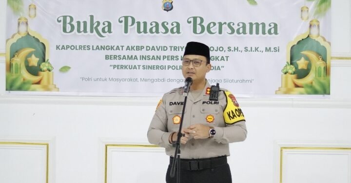 Kapolres Langkat Buka Puasa Bersama Insan Media dan LSM, Perkuat Sinergi Jaga Kondusivitas