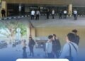 Personel Den Gegana Sat Brimob Polda Sumut Laksanakan Pengamanan di Stasiun KAI Medan dalam Operasi Ketupat Toba 2026