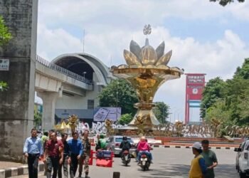 Tiga Ikon Pembangunan Hiasi Koridor Sudirman Palembang