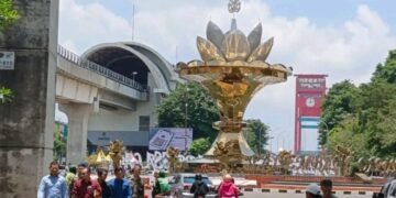 Tiga Ikon Pembangunan Hiasi Koridor Sudirman Palembang