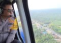 Kapolda Sumut Pantau Arus Mudik via Patroli Udara, Pastikan Jalur Aman dan Lancar