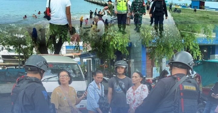 Di Tengah Arus Lebaran, Brimob Sumut Hadir Bukan Sekadar Mengamankan—Tapi Juga Menenangkan Masyarakat Sibolga