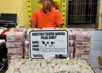 Polda Sumut Gagalkan Penyelundupan 50 Kg Sabu dan 20 Ribu Butir Ekstasi di Perairan Asahan