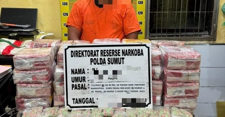 Polda Sumut Gagalkan Penyelundupan 50 Kg Sabu dan 20 Ribu Butir Ekstasi di Perairan Asahan