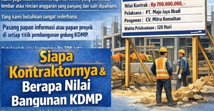Transparansi Pembangunan KDMP: Pasang Papan Proyek, Itu Saja Sudah Cukup