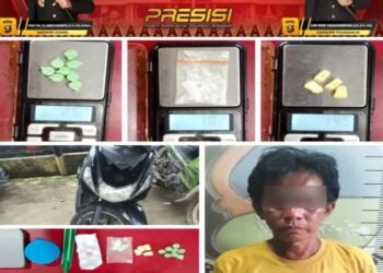 Polres Prabumulih Bekuk Pengedar Tiga Jenis Narkotika Sekaligus, Motor Tanpa Pelat Turut Disita