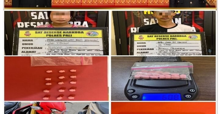 Satresnarkoba Polres PALI Ungkap Kasus Ekstasi di Abab, Dua Tersangka Muda Diamankan