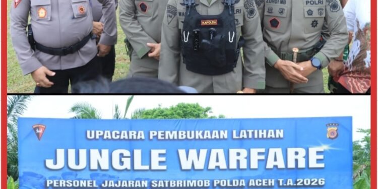 Kapolda Aceh Pimpin Upacara Pembukaan Latihan Jungle Warfare
