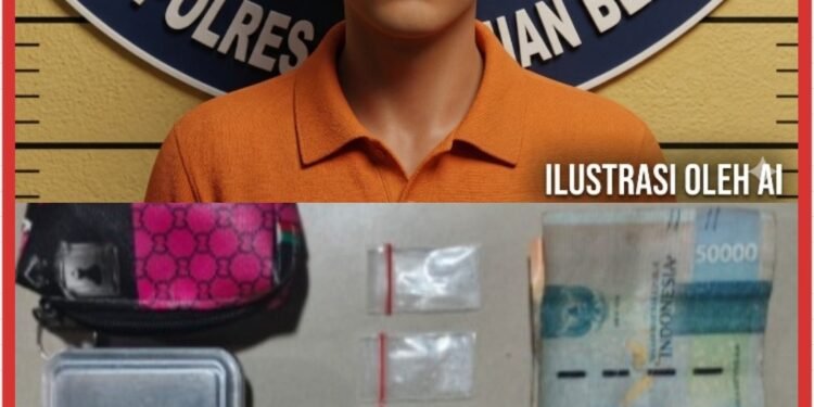 Sat Narkoba Polres Pelabuhan Belawan Bekuk Remaja Pengedar Shabu di Marelan