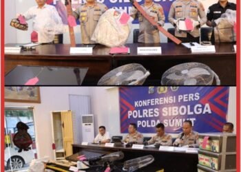 Polres Sibolga Ungkap Dua Kasus Curat, Enam Tersangka Diamankan