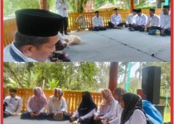 KUA Stabat dan Secanggang Gelar Halal Bihalal, Pererat Silaturahmi Antar Staf Kantor dan Penyuluh Agama.