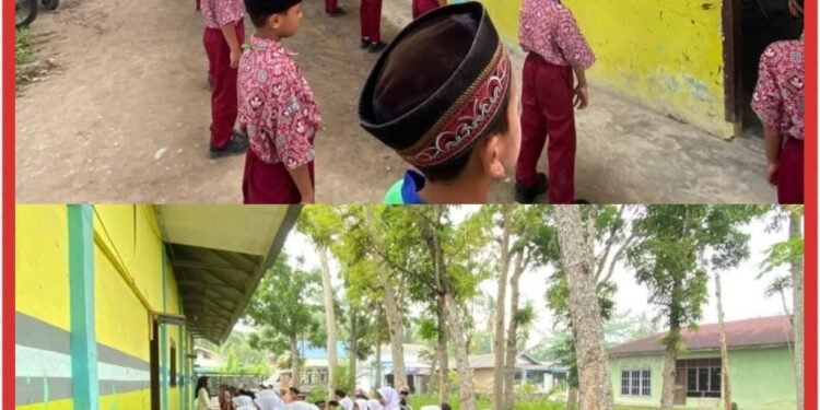 Yayasan SDIT Nusa Indah Kecamatan Secanggang Laksanakan Kegiatan Rutinitas Apel Pagi