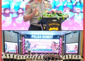 Kapolda Sumut Lepas Kontingen Kemala Run 2026 ke Bali, Tekankan Sportivitas dan Soliditas Keluarga Besar Polri