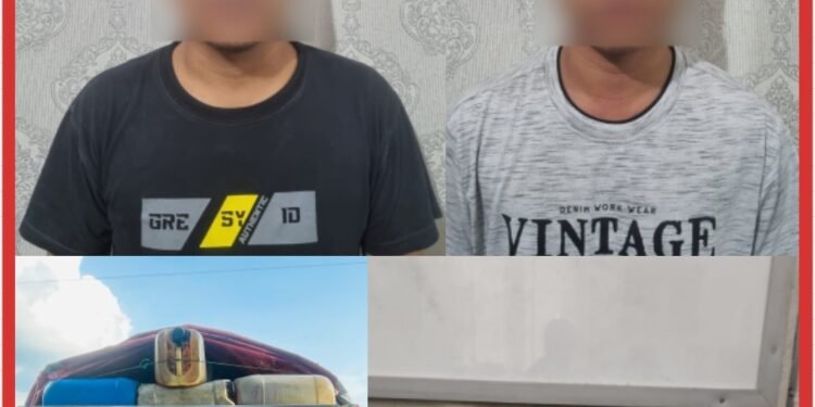 Polda Sumsel Bongkar Gudang Pengoplosan BBM Ilegal di Baturaja, Dua Pelaku Ditangkap