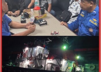 Tongkang Hanyut Tabrak Rumah Warga di Gandus, Dit Polairud Polda Sumsel Pastikan Proses Hukum Berjalan