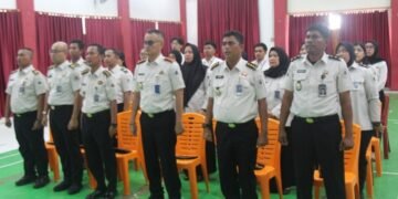 Langkah Baru Kemenimipas, Lapas Pekanbaru Ikuti Pelantikan Pimpinan Tinggi Madya