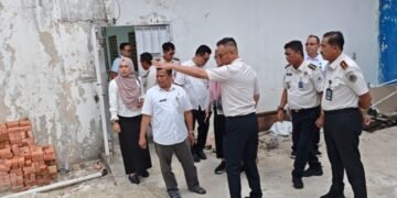 Tinjau Langsung Lapas Pekanbaru, DLHK Kota Pekanbaru Rekomendasikan Pembangunan Bak Limbah dan Strategi Pengelolaan Limbah