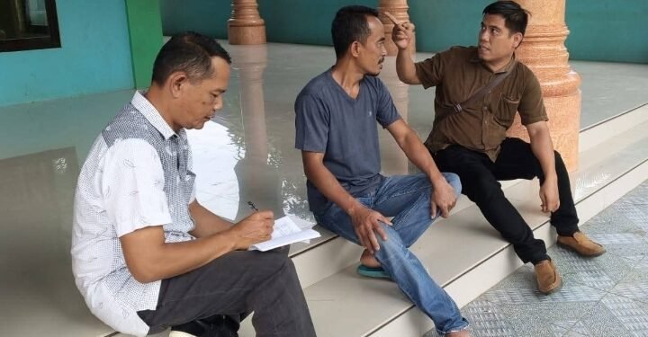 Kanit Intelkam Polsek Secanggang Serta Personil, Himbau Pemasangan CCTV di Setiap Masjid